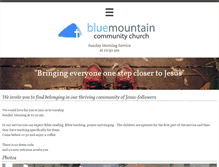 Tablet Screenshot of bluemountaincommunitychurch.ca